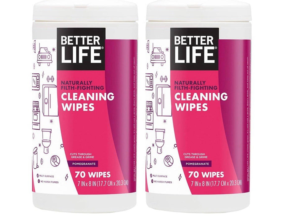 Better Life Natural AllPurpose Cleaning Wipes, Pomegranate Scent, 140 Count