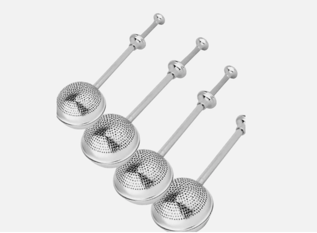 4 PCs Stainless Steel Long Handle Tea Infuser for Loose Leaf
