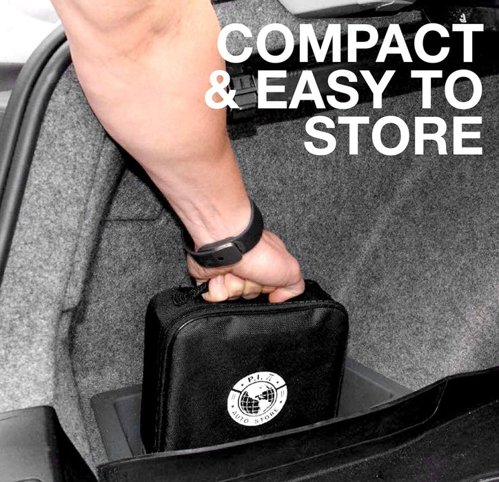 PI Auto Air Compressor Portable,12V, Digital Tire Inflator w/ Pressure Gauge