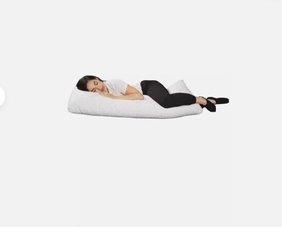 EnerPlex Body Adjustable Memory  Foam Pillow for Adults (54"x 20") Bamboo
