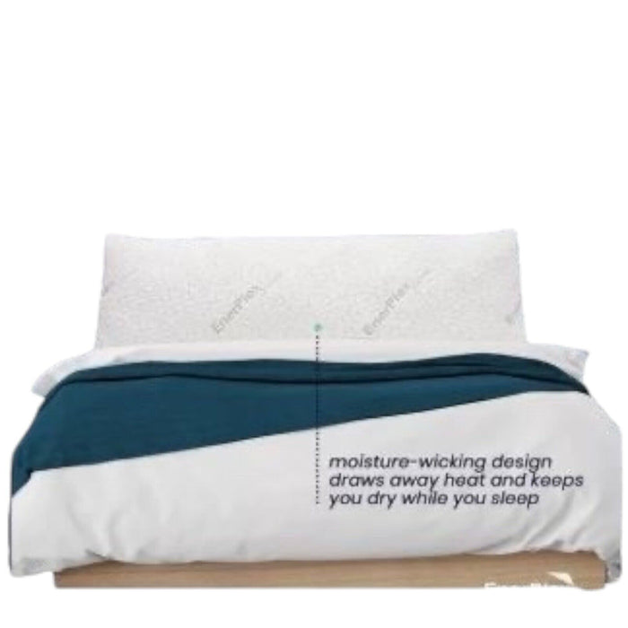 EnerPlex Body Adjustable Memory  Foam Pillow for Adults (54"x 20") Bamboo