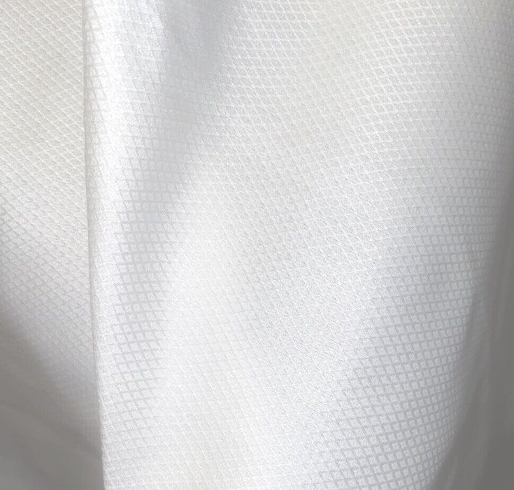 100% Cotton 90" Round Washable Tablecloth White