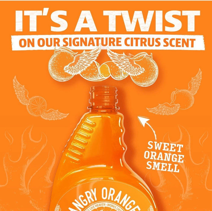 Angry Orange Stain Remover , 32oz Enzyme Pet Cleaner , Dog & Cat Urine Destroyer