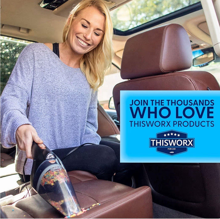 ThisWorx Car Vacuum Cleaner, Portable Handheld Mini Vacuum Cleaner w/ 16ft Cord