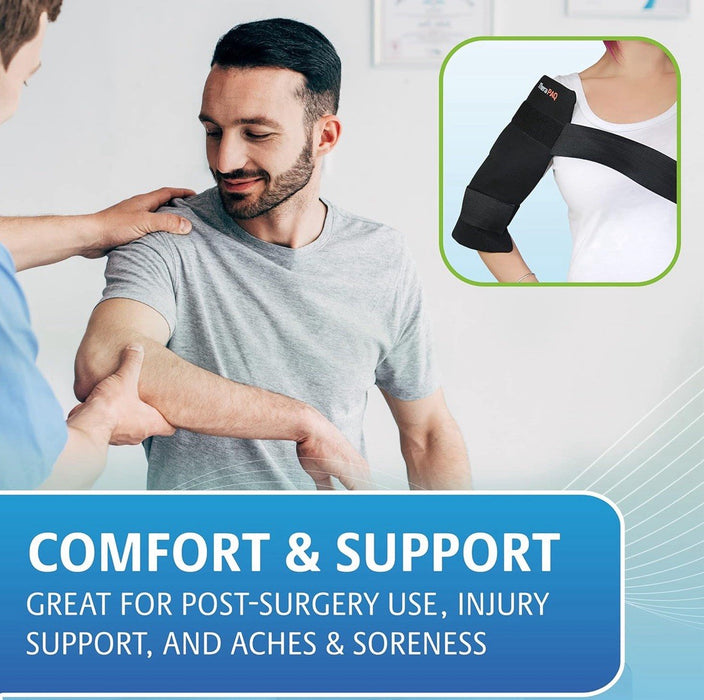 TheraPAQ Reusable Gel Ice Pk w/ Wrap, Hot/Cold Therapy 4 Swelling & Pain Relief