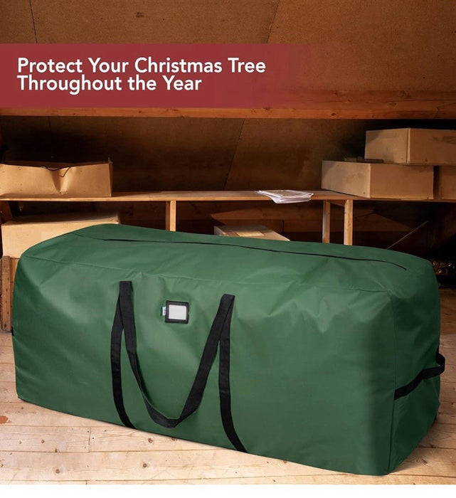 OSTO Premium Heavy Duty Christmas Tree Storage Bag Upto 9' Green (65 x 15 x 30")