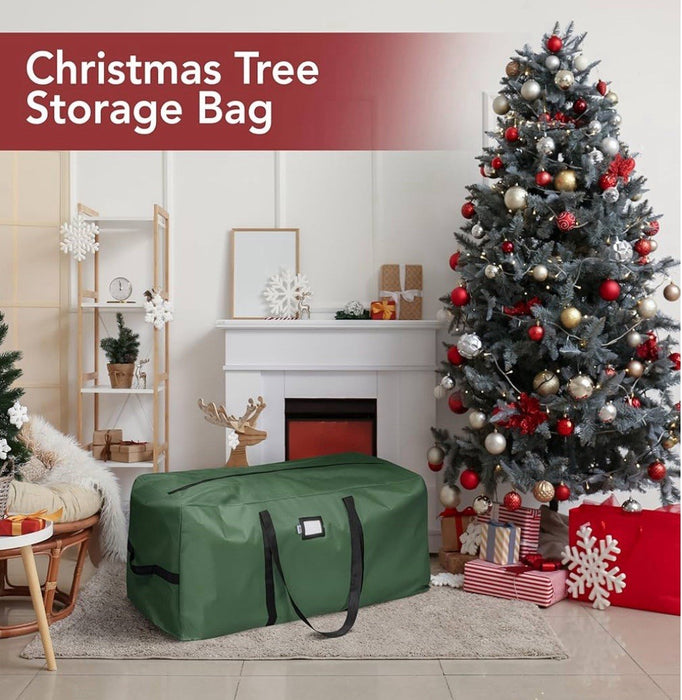 OSTO Premium Heavy Duty Christmas Tree Storage Bag Upto 9' Green (65 x 15 x 30")